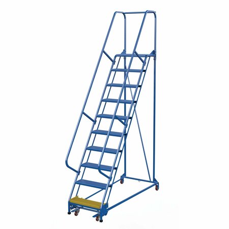 Vestil 130 H Steel PW Ladder, Perforated, 10 Step, 10 Steps LAD-PW-26-10-P